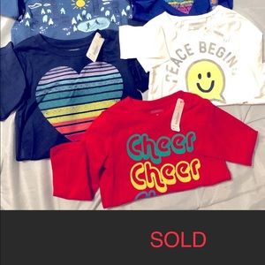 Long Sleeve Tees (5 pieces total)